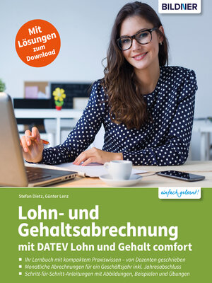 cover image of Lohn- und Gehaltsabrechnung 2022 mit DATEV Lohn und Gehalt comfort